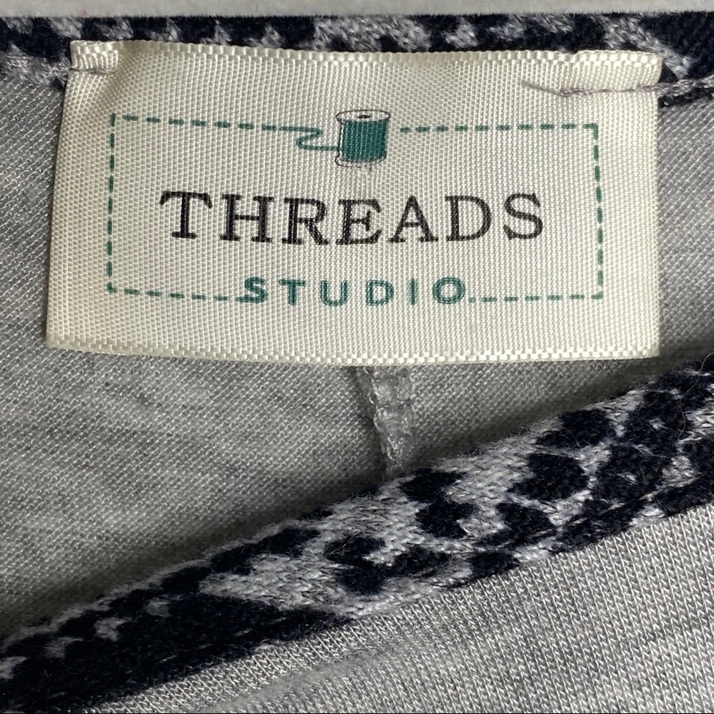 Threads Studio Christmas Snowflake Baseball Tee - Picture 2 of 5